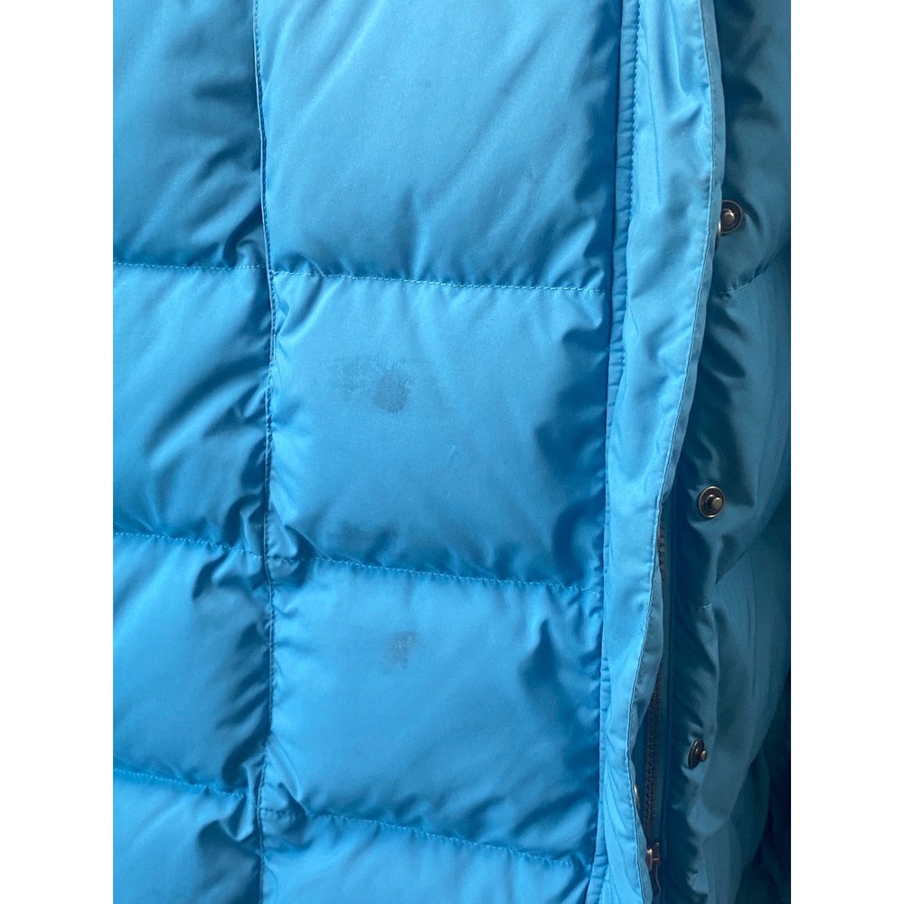 L.L. Bean Coat Womens Medium Goose Down Long Puffer Parka Jacket Lifestyle - Picture 3 of 7
